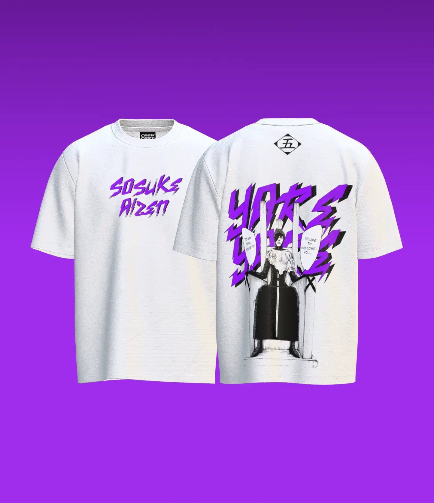 AIZEN SOSUKE OVERSIZED TSHIRT